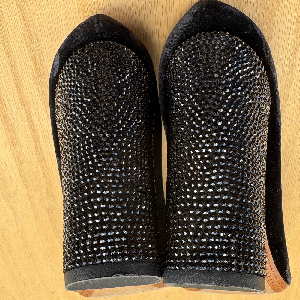 Louis Vuitton Velvet Black Bow Pumps Studded Block Heels - Picture 6 of 12